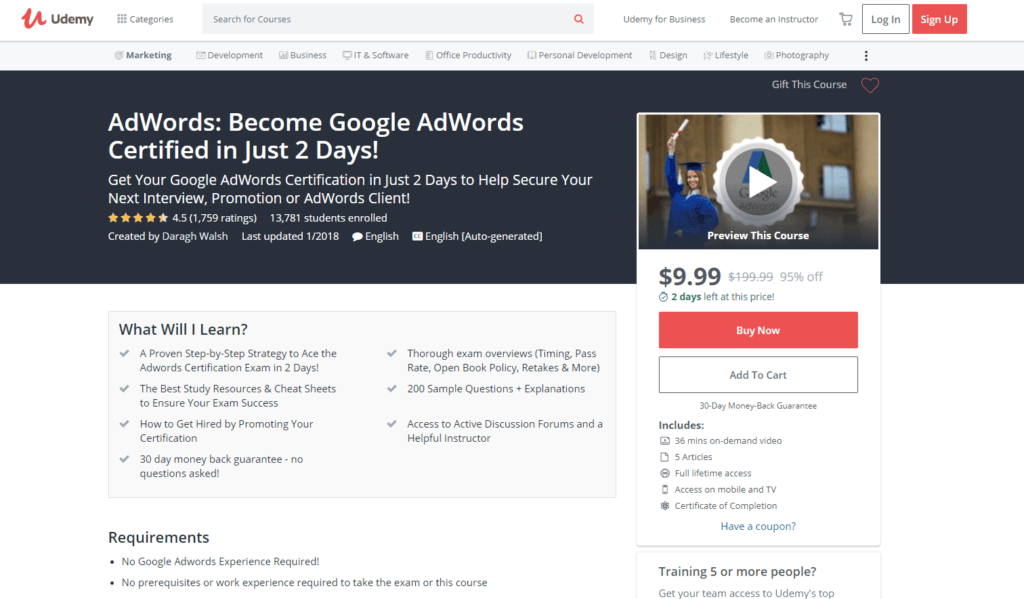 Όλα όσα χρειάζεται να ξέρεις για την απόκτηση της πιστοποίηση Google AdWords 17